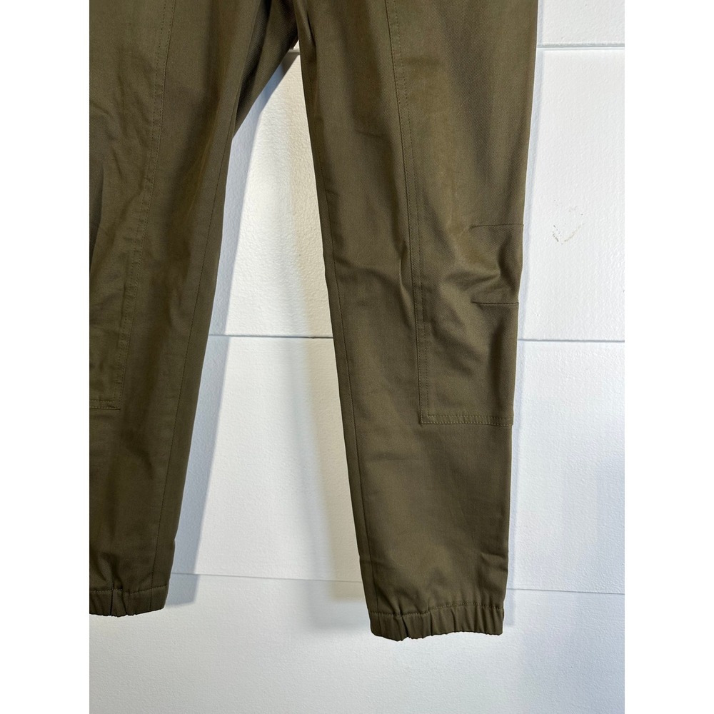 Veronica‎ Beard Field Cargo Pants Crop womens 8 olive green twill - Picture 9 of 10